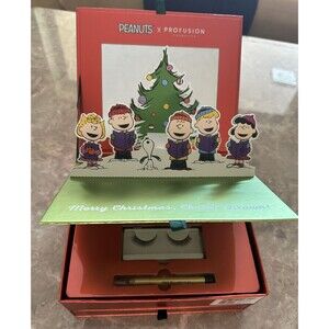 Peanuts X Profusion Cosmetics Holiday Vanity Set Pop Up Mirror, Palette, Liner